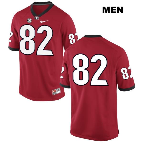 Georgia Bulldogs Men's Michael Chigbu #82 NCAA No Name Authentic Red Nike Stitched College Football Jersey SDV7456OL